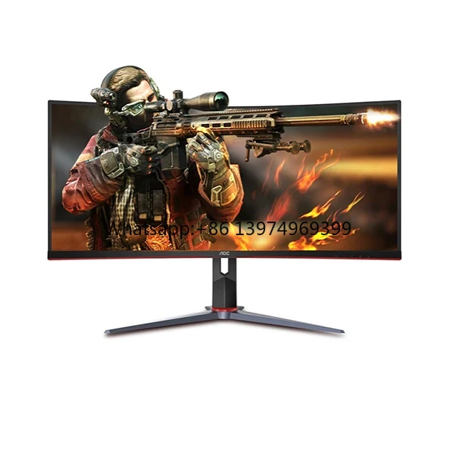 Gaming Monitor Curved - AOC CU34G2X 34-calowy ekran Quasi 4K