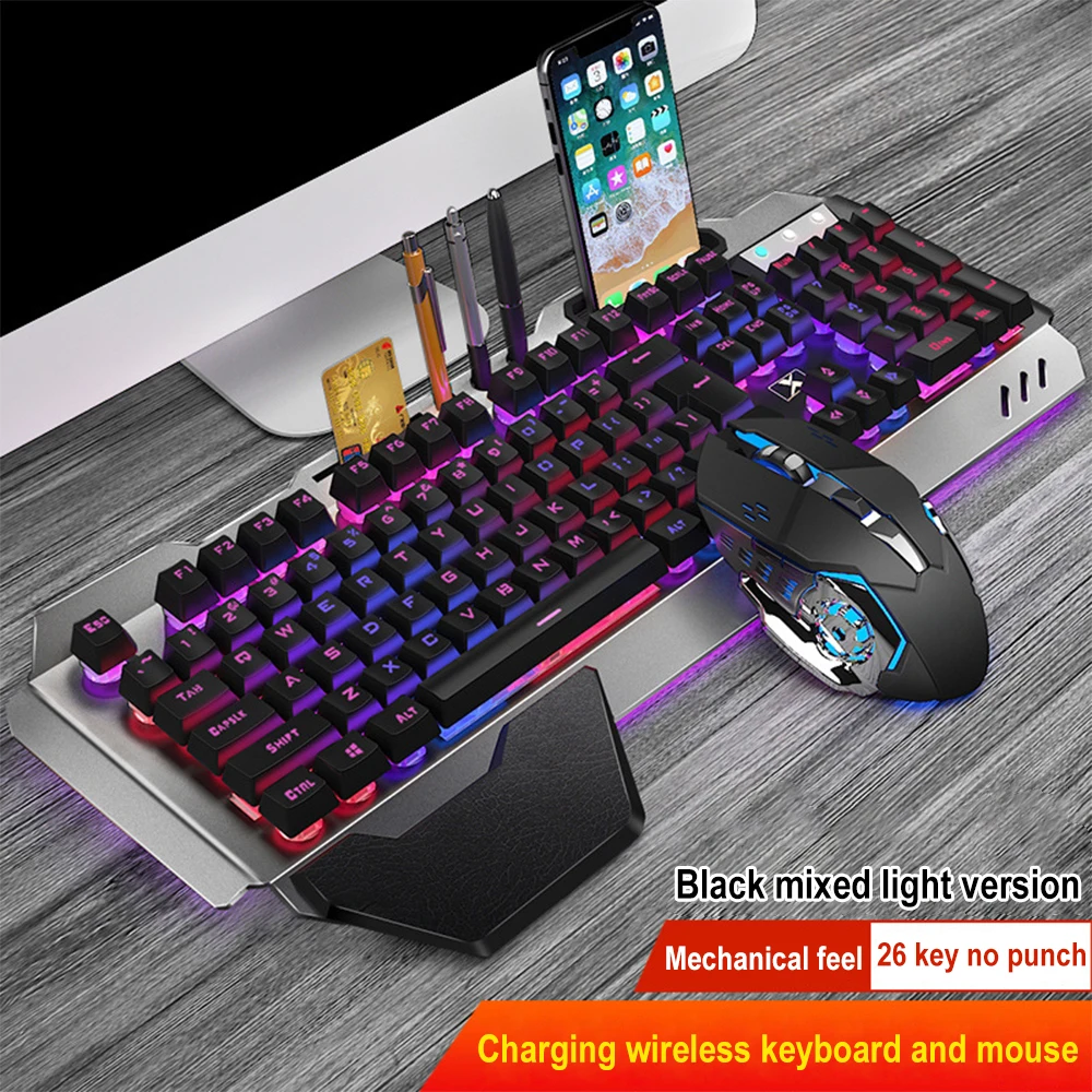 Esports Gaming Keyboard - K680 akumulator 2.4G bezprzewodowy pakiet klawiatura