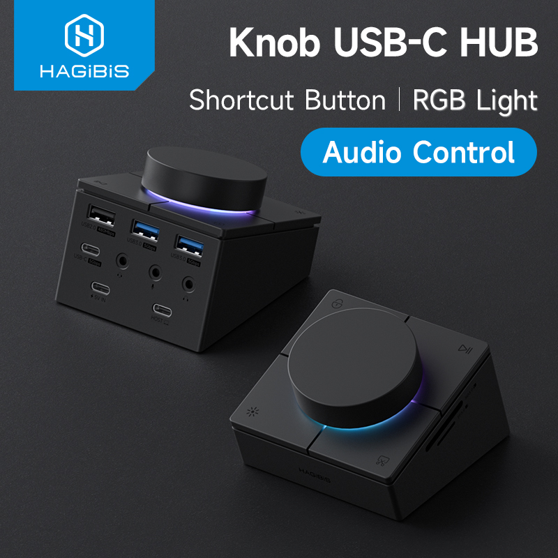 Esports Gaming Splitter - Hagibis Knob USB C Hub z