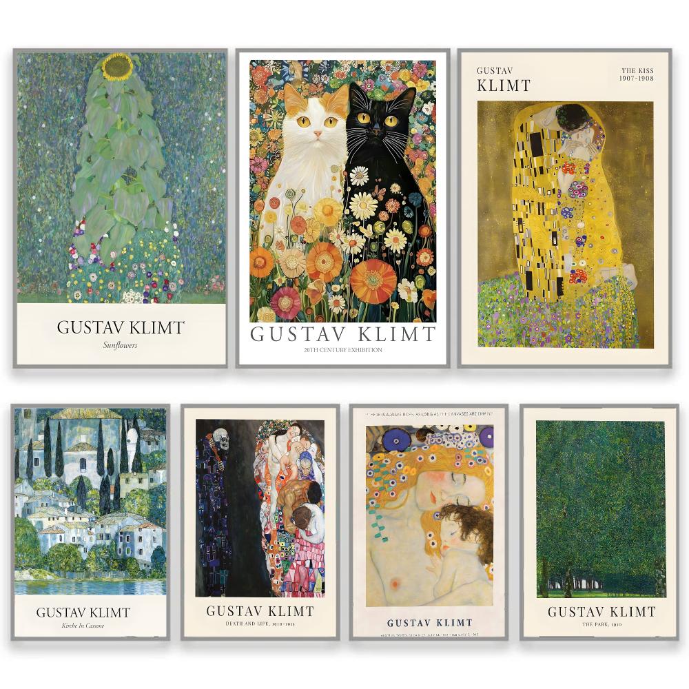 Esports Gaming Poster - Gustav Klimt Sztuka Projektowanie wnętrz Akcesoria