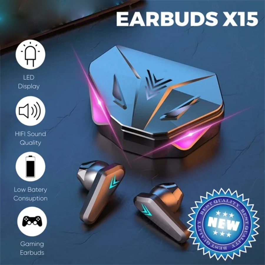 Esports Gaming Headset - X15 TWS Bezprzewodowe słuchawki douszne Bluetooth