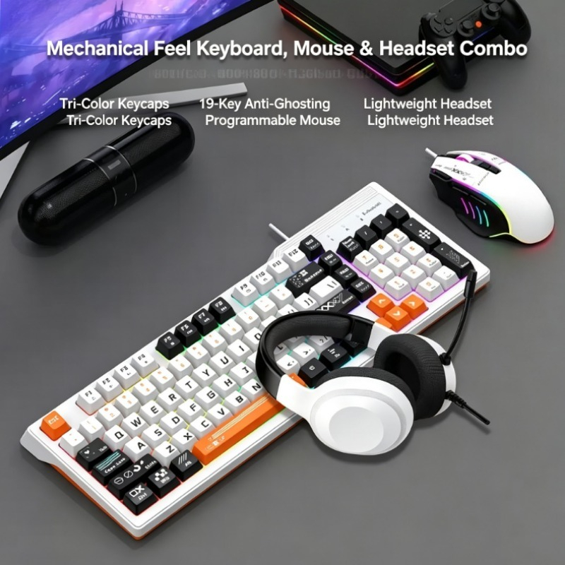 Esports Gaming Headset - K8pro 3 w 1 Zestaw Gamingowy: