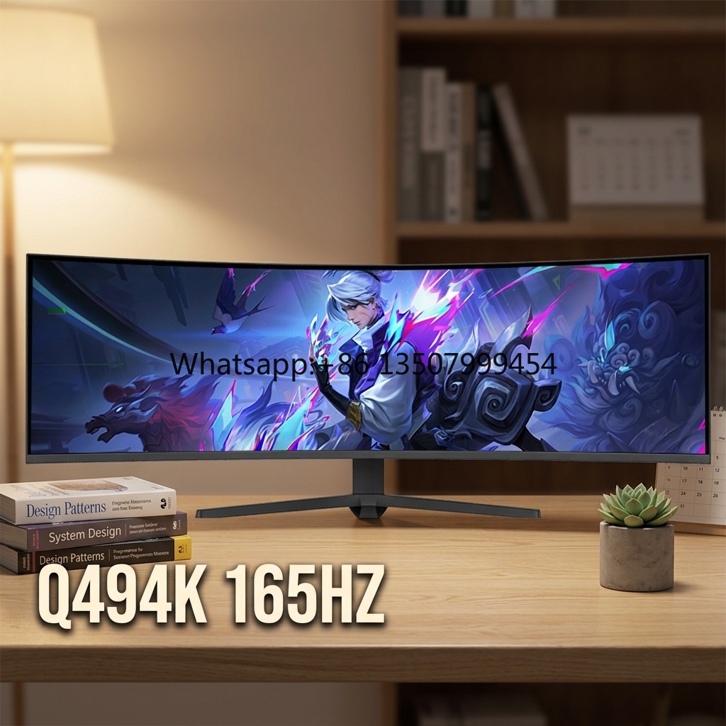 Gaming Monitor Curved - Fabrycznie Nowy Monitor IPS PC 49