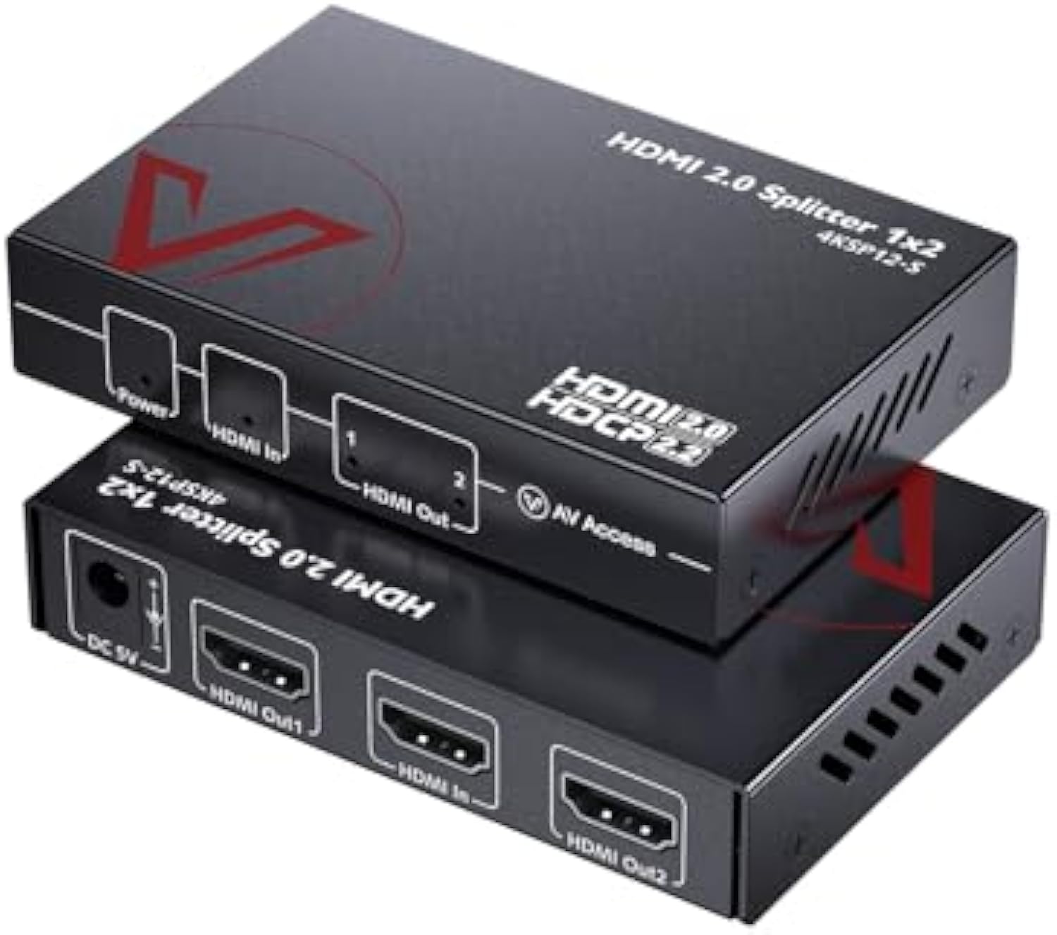 Esports Gaming Splitter - Rozdzielacz HDMI 2.0 4K@60Hz/1080p@120Hz 1 wejście