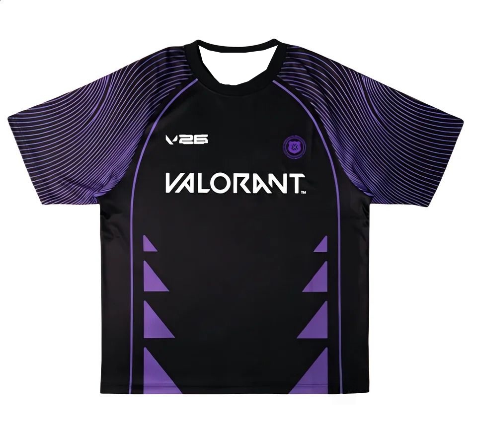 Esports Gaming Jersey - Koszulka Valorant V26 Esports 2026 Czarno-Fioletowa