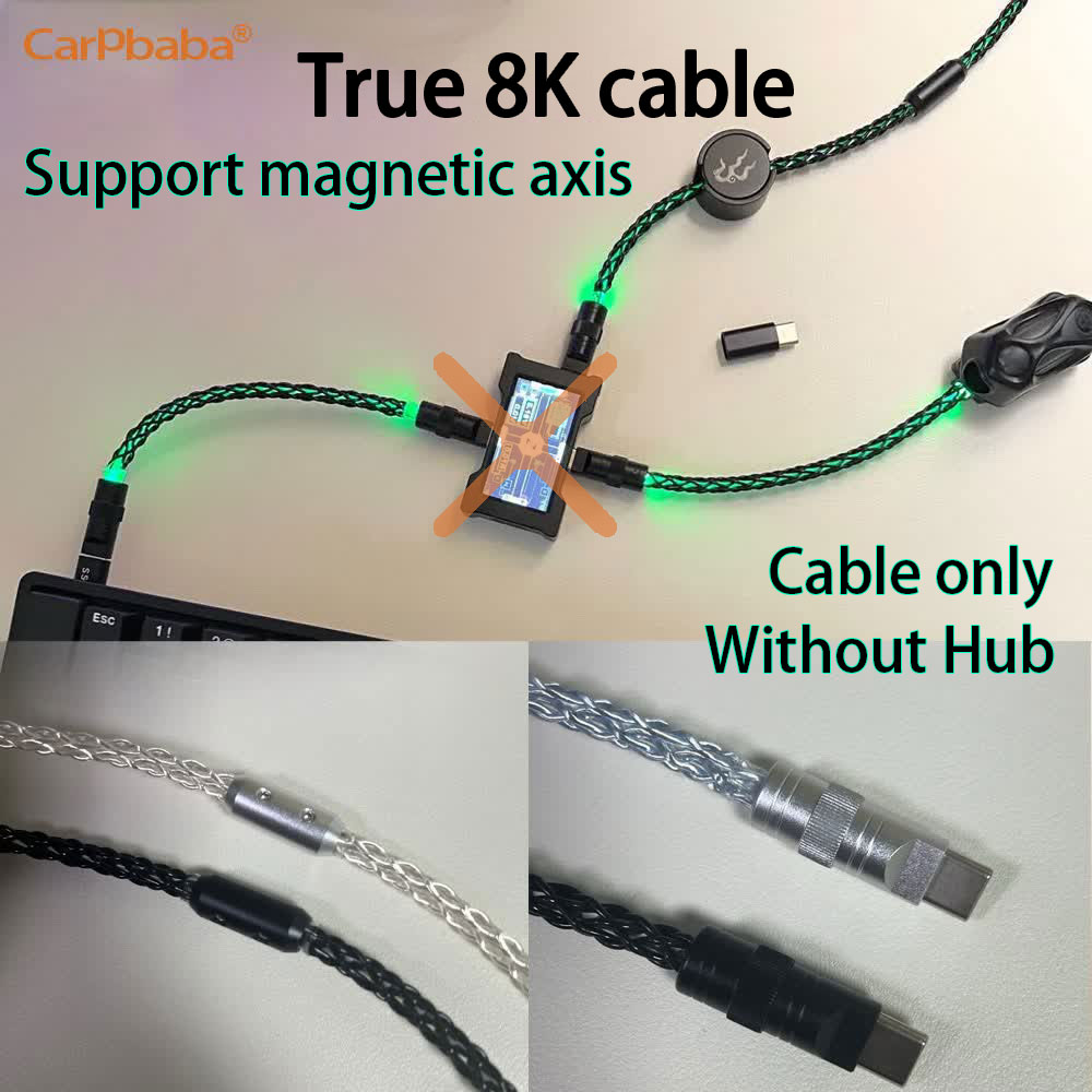 Esports Gaming Splitter - K3HM6 Gamingowy Hub USB Type-C z
