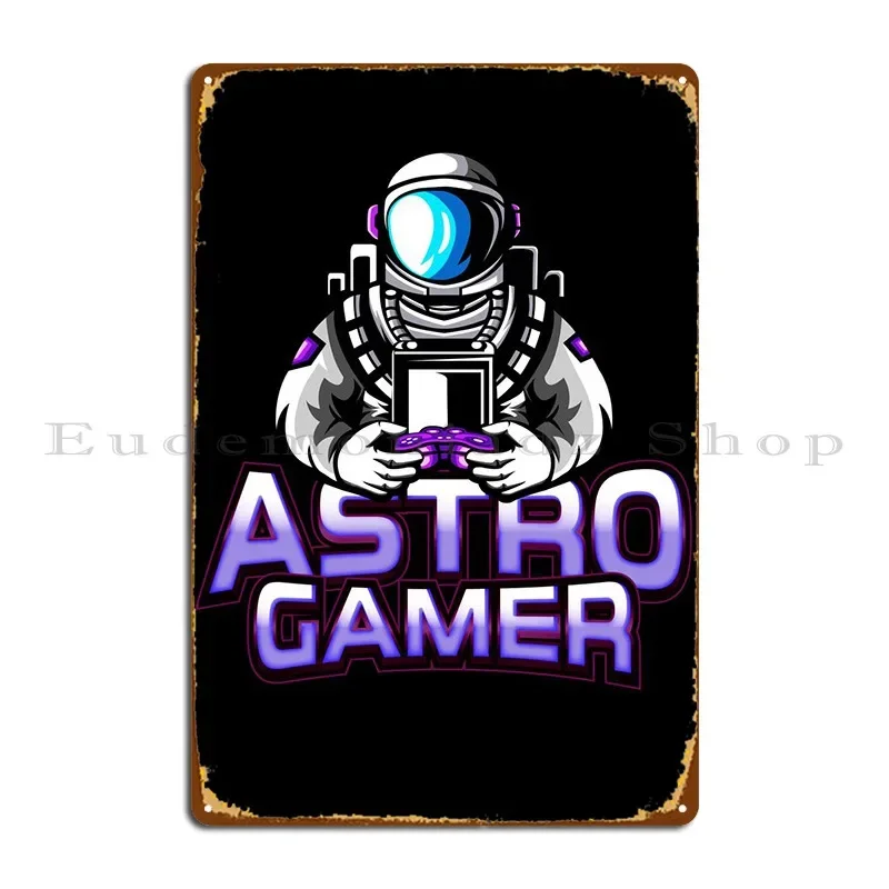 Esports Gaming Poster - Astro Gamer Gaming Esports Metalowa Tabliczka