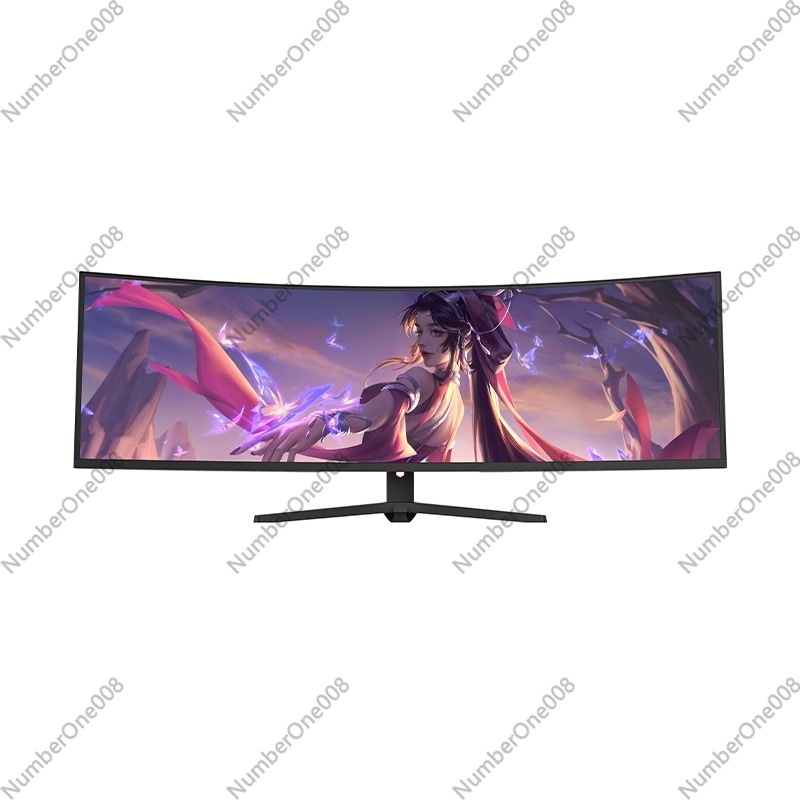 Gaming Monitor Curved - 49-calowy zakrzywiony monitor gamingowy 4K o
