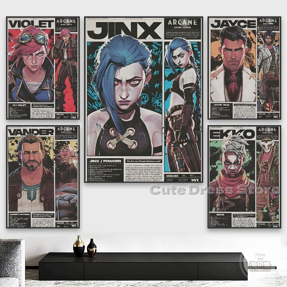 Arcane Obraz na Płótnie Bez Ra – Esports Gaming Poster recenzja i cena