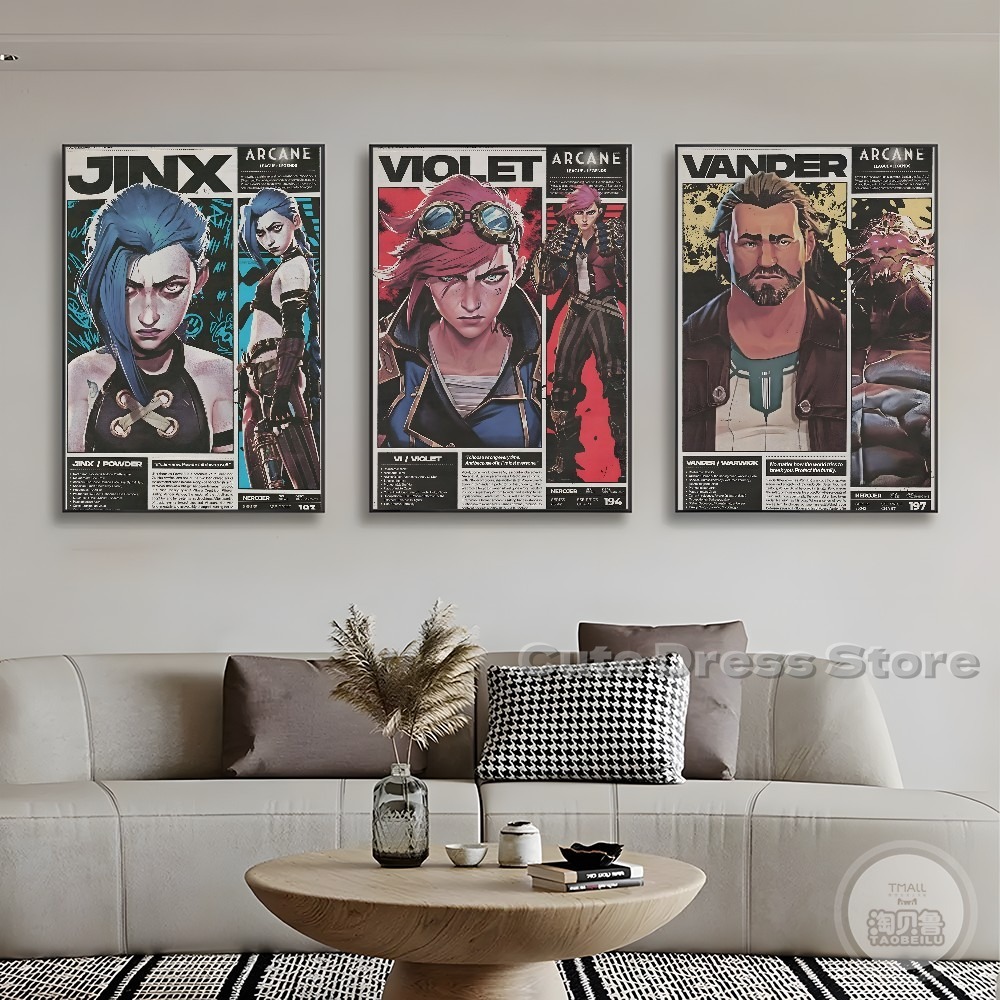 Arcane Obraz na Płótnie Bez Ra – Esports Gaming Poster recenzja i cena