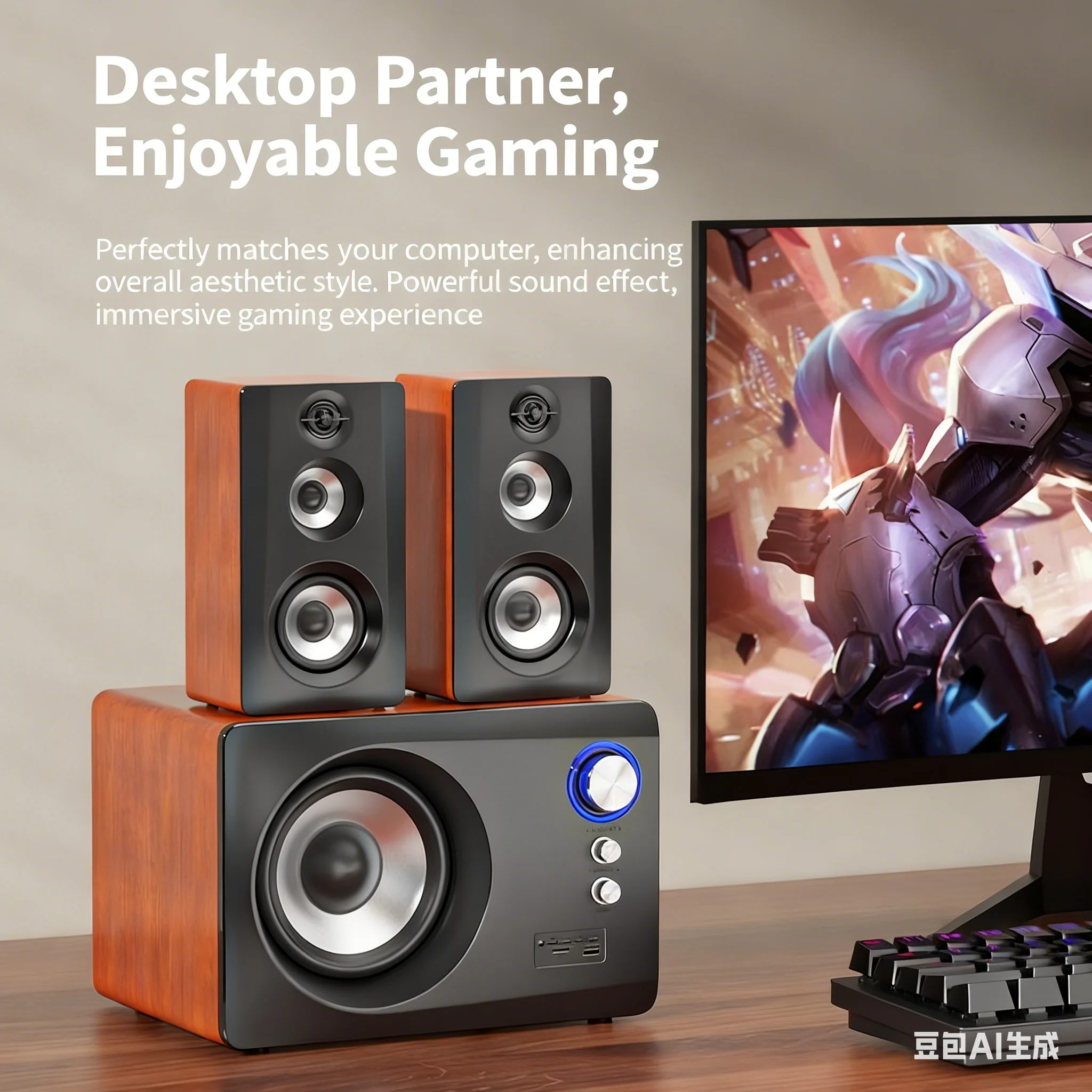 Wysokiej mocy 6,5-calowy subwo – Gaming Speaker 2.1 recenzja i cena