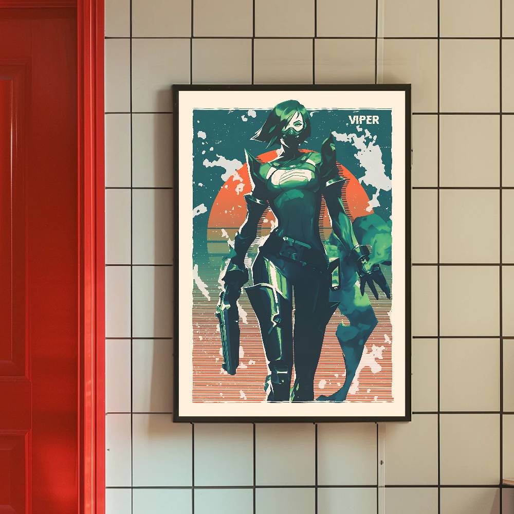 Kolorowy Gradientowy Portret W – Esports Gaming Poster recenzja i cena