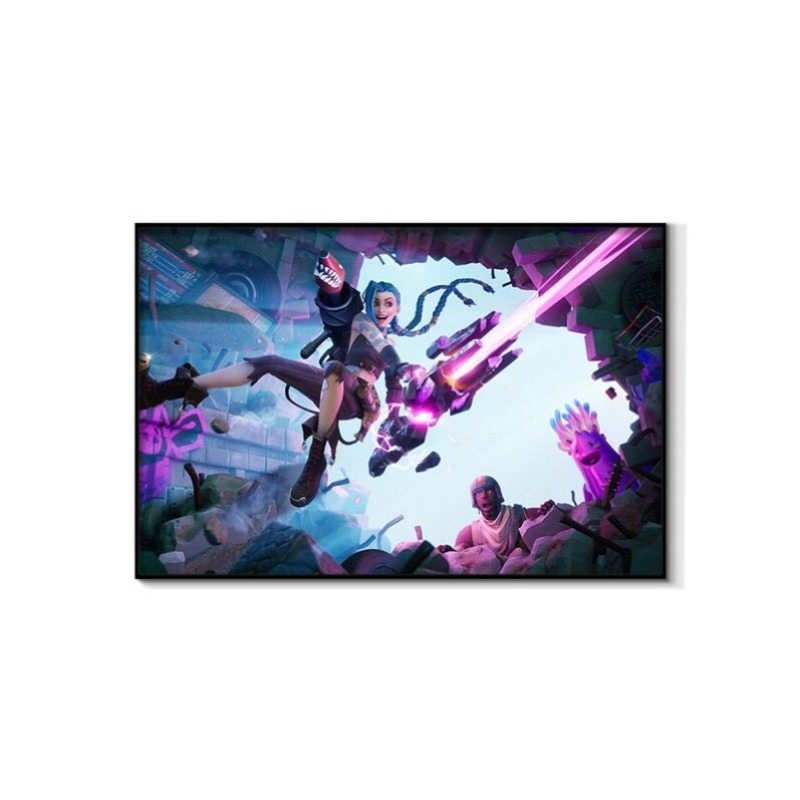 Arcane Jinx Podwójna Wersja Be – Esports Gaming Poster recenzja i cena