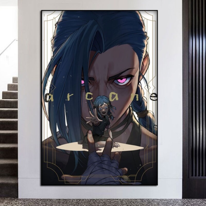 Arcane Jinx Podwójna Wersja Be – Esports Gaming Poster recenzja i cena