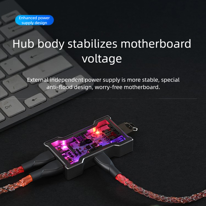 HMLAB Hub Little Gaming USB HU – Esports Gaming Splitter recenzja i cena