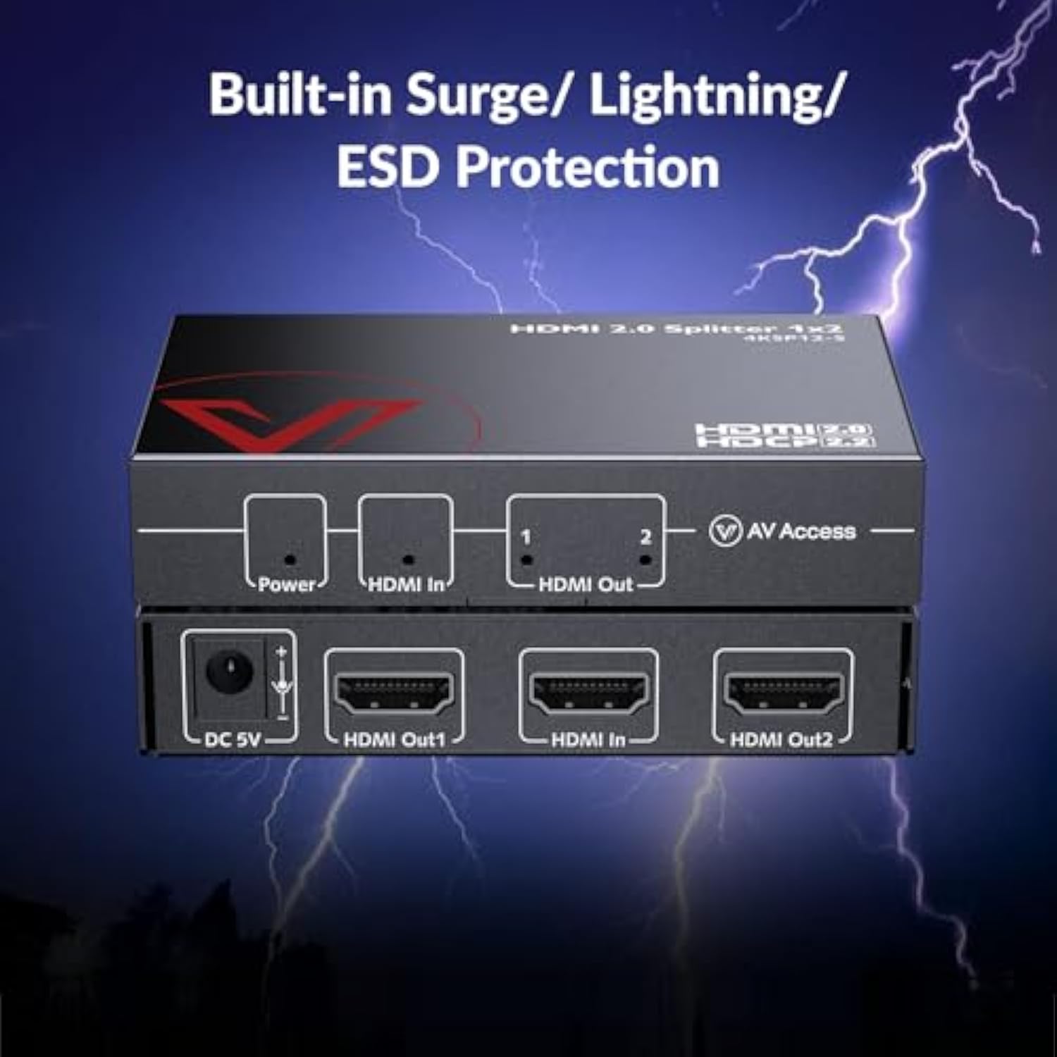 Rozdzielacz HDMI 2.0 4K@60Hz/1 – Esports Gaming Splitter recenzja i cena