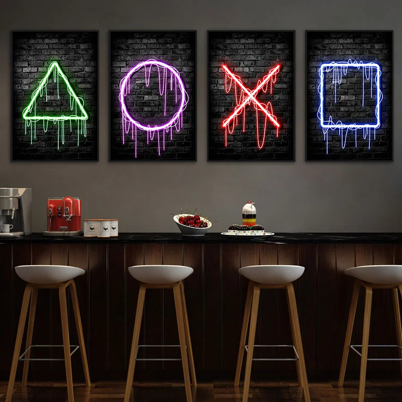 Gaming Neon Jedz Śpij Graj Pow – Esports Gaming Poster recenzja i cena